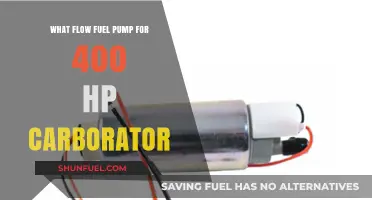 Choosing the Right Fuel Pump for a 400 HP Carburetor Setup