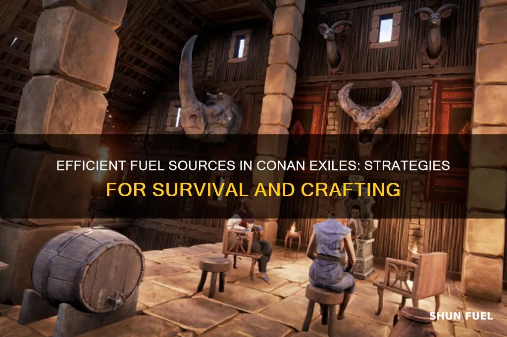 what fo u use for fuel conan