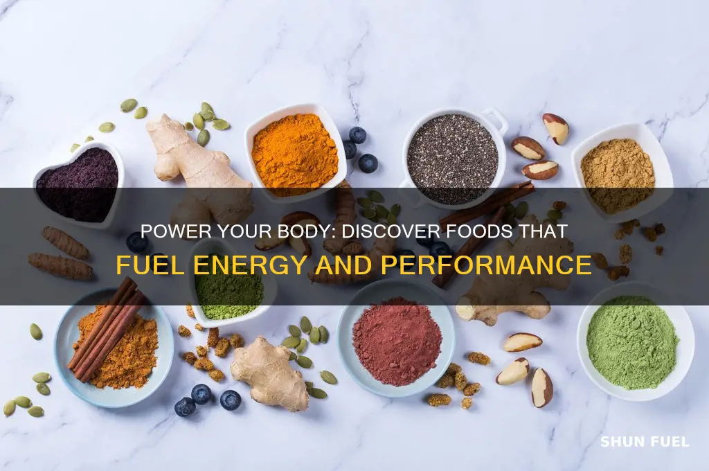 what foods are used for fuel
