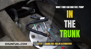 Fuel Pump Placement: Ford's Trunk Surprise