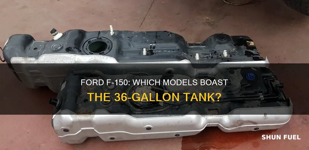 what ford f150 models came with the 36g fuel tank