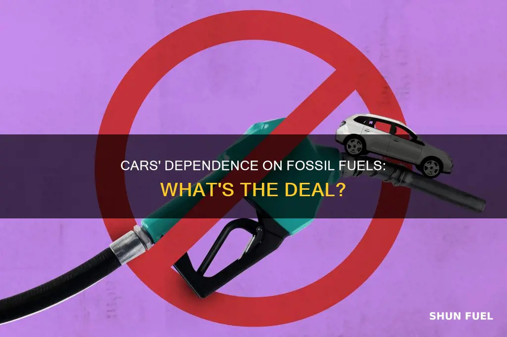 what fossil fuel do cars use