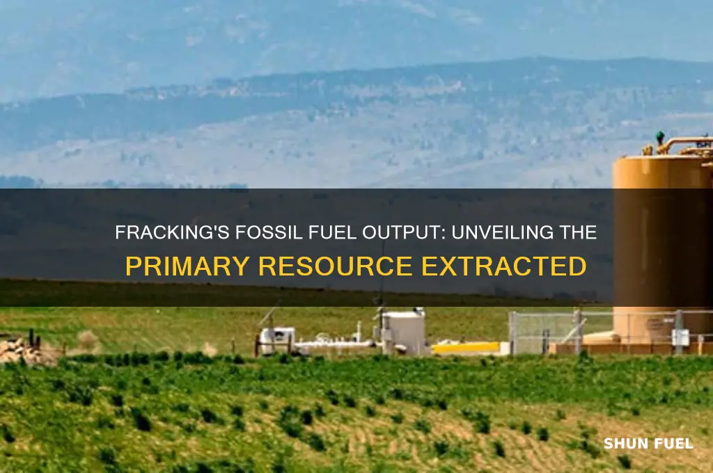 what fossil fuel does fracking produce
