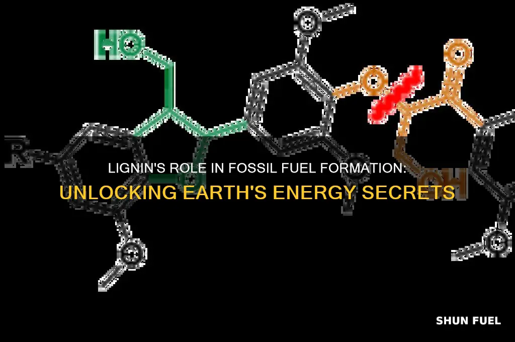what fossil fuel does lignin make