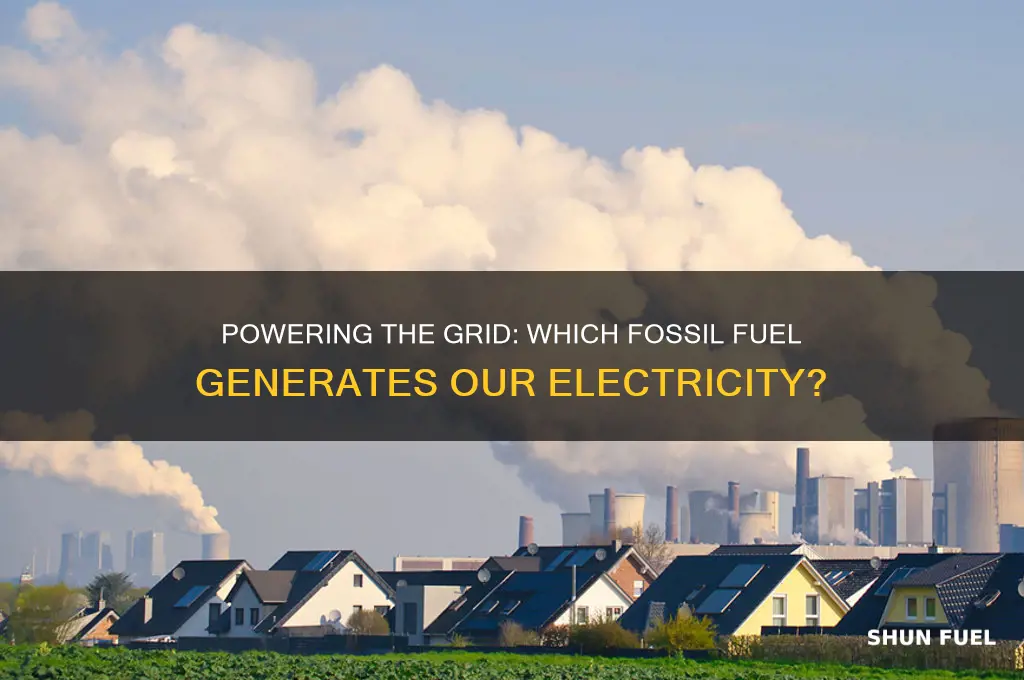 what fossil fuel is used for electricity