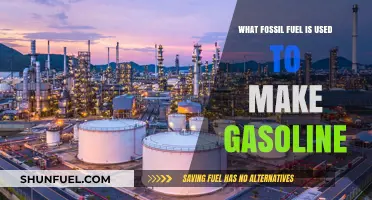 From Crude Oil to Gasoline: The Fossil Fuel Transformation Process