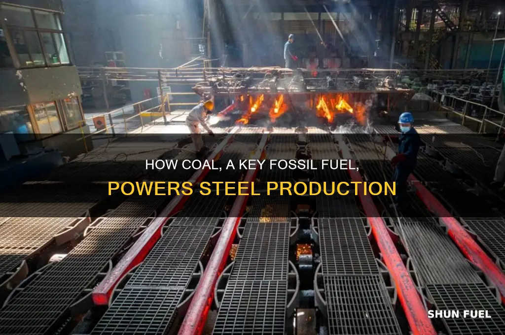 what fossil fuel is used to make steel
