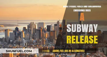 Subway Emissions: Fossil Fuels and Greenhouse Gases Uncovered