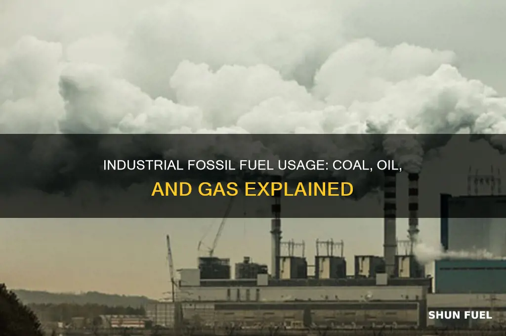 what fossil fuels are used by industries