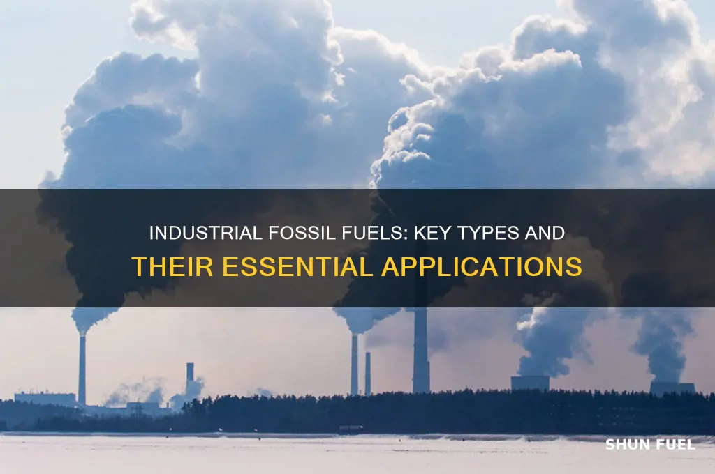 what fossil fuels are used in industry