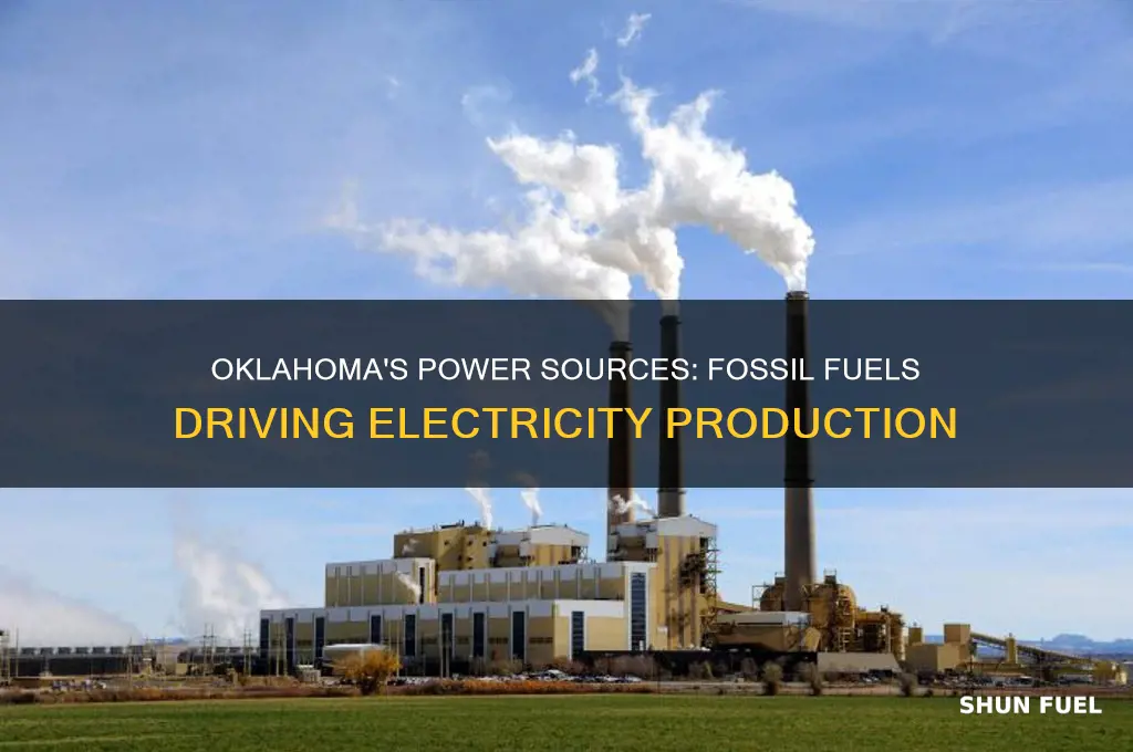 what fossil fuels are used to produce electricity in oklahoma