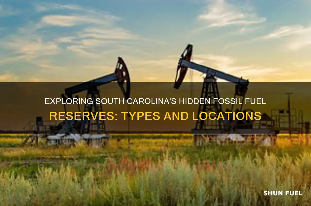 what fossil fuels can be found in south carolina