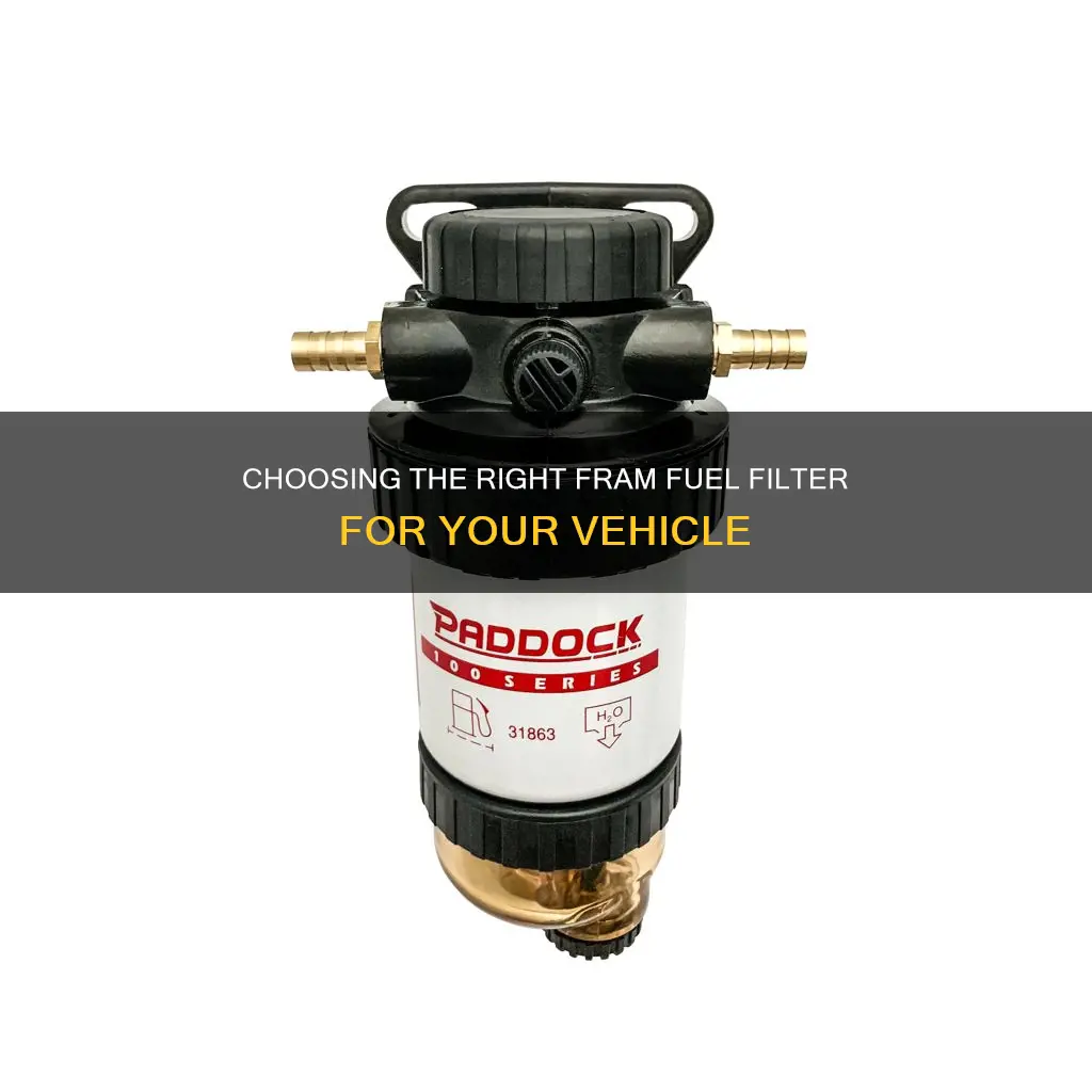 what fram fuel filter do i need