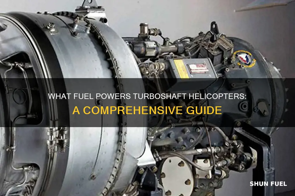 what fuel burned turboshaft helicopter