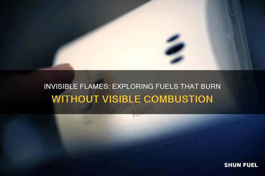what fuel burns invisible