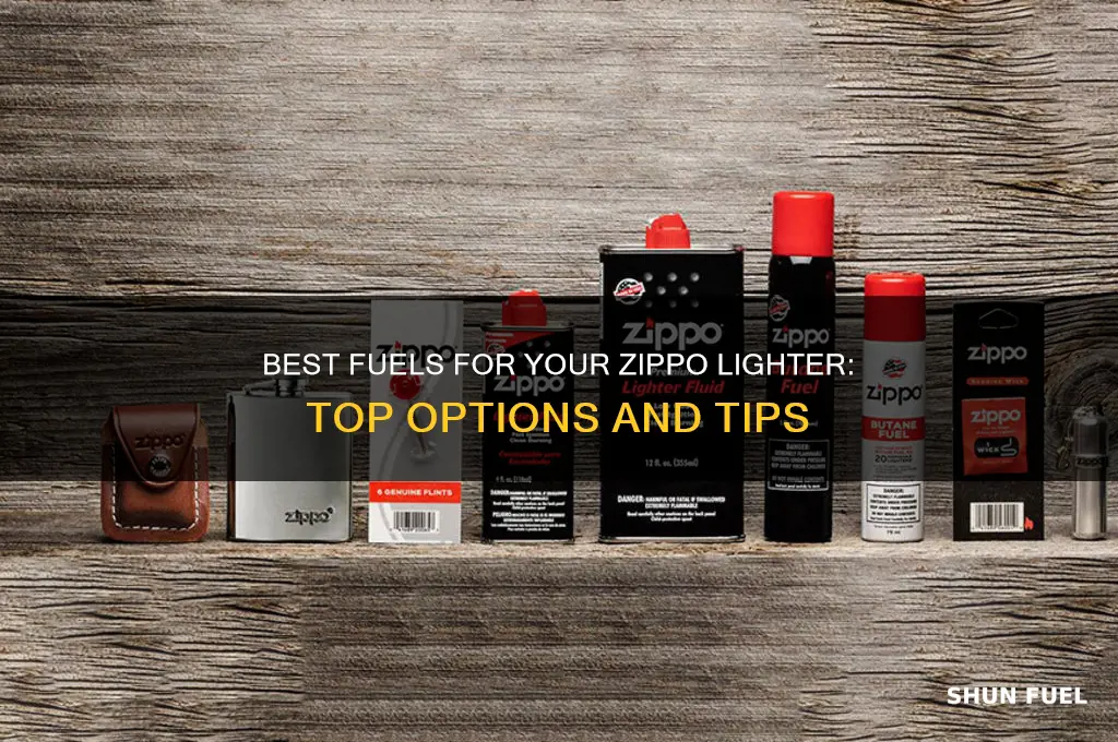 what fuel can be used in a zippo lighter