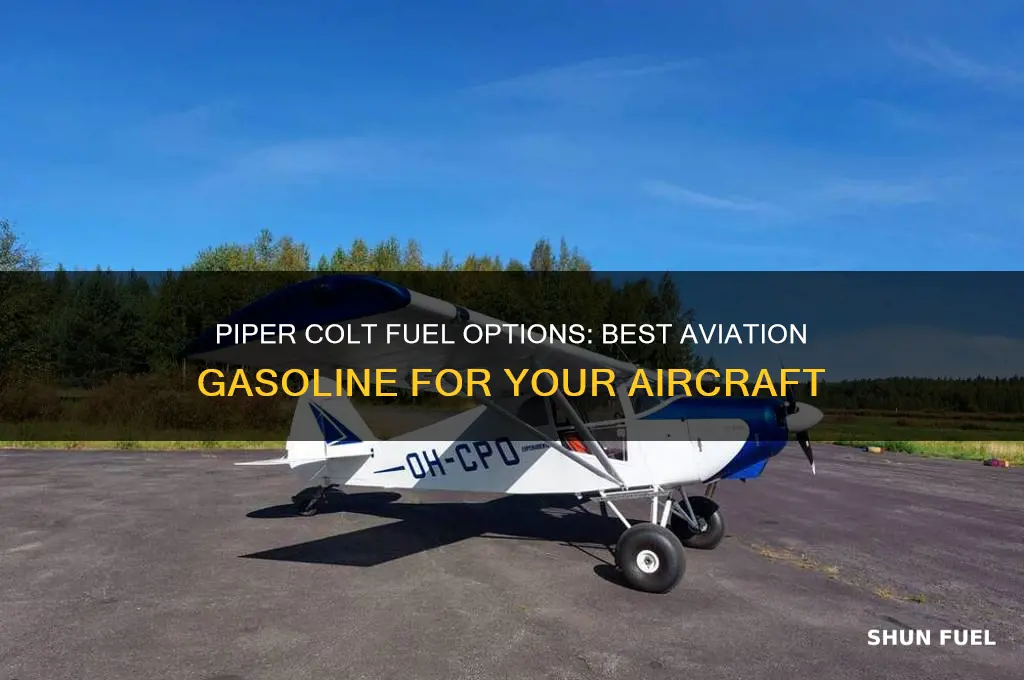 what fuel can i use for piper colt