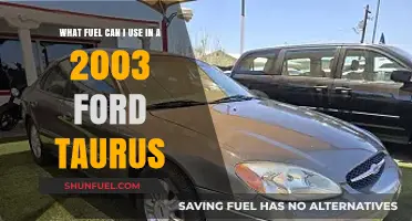 2003 Ford Taurus Fuel Options: Gasoline, Ethanol, and More