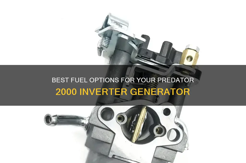 what fuel can i use with my predator 2000 inverter