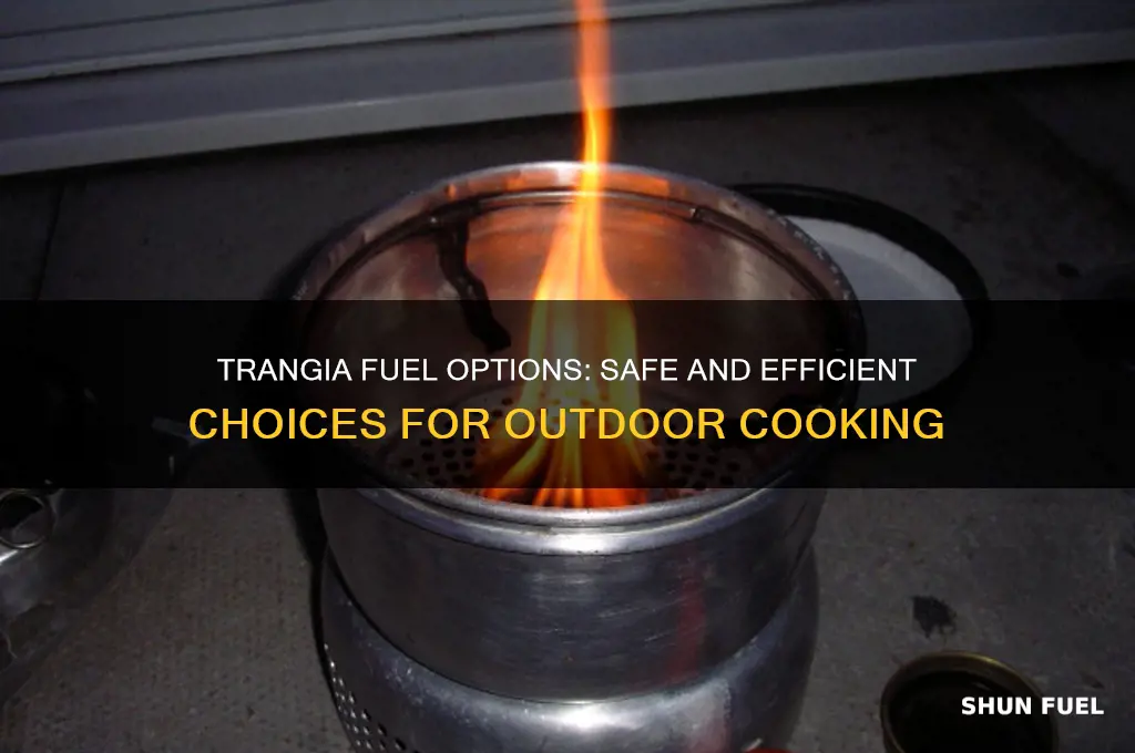what fuel can you use in a trangia