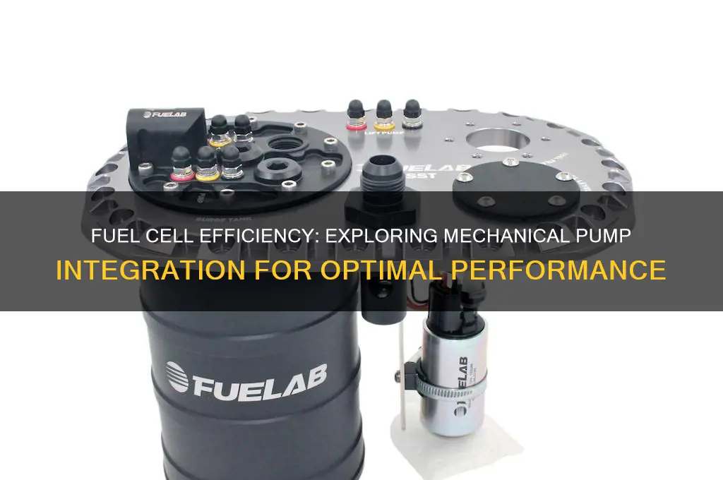 what fuel cell with mechanical pump