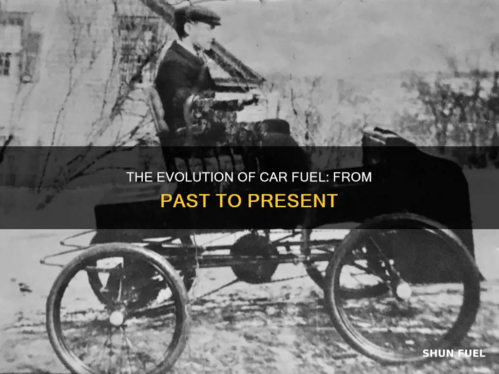 what fuel did early cars used to run on