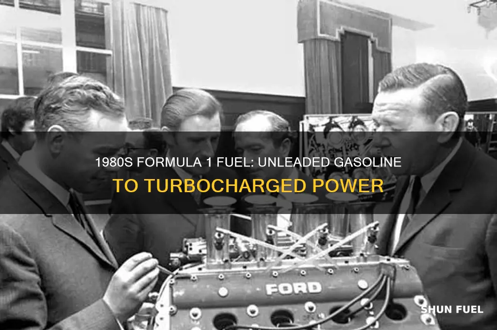 what fuel did formula 1 use in 1980s