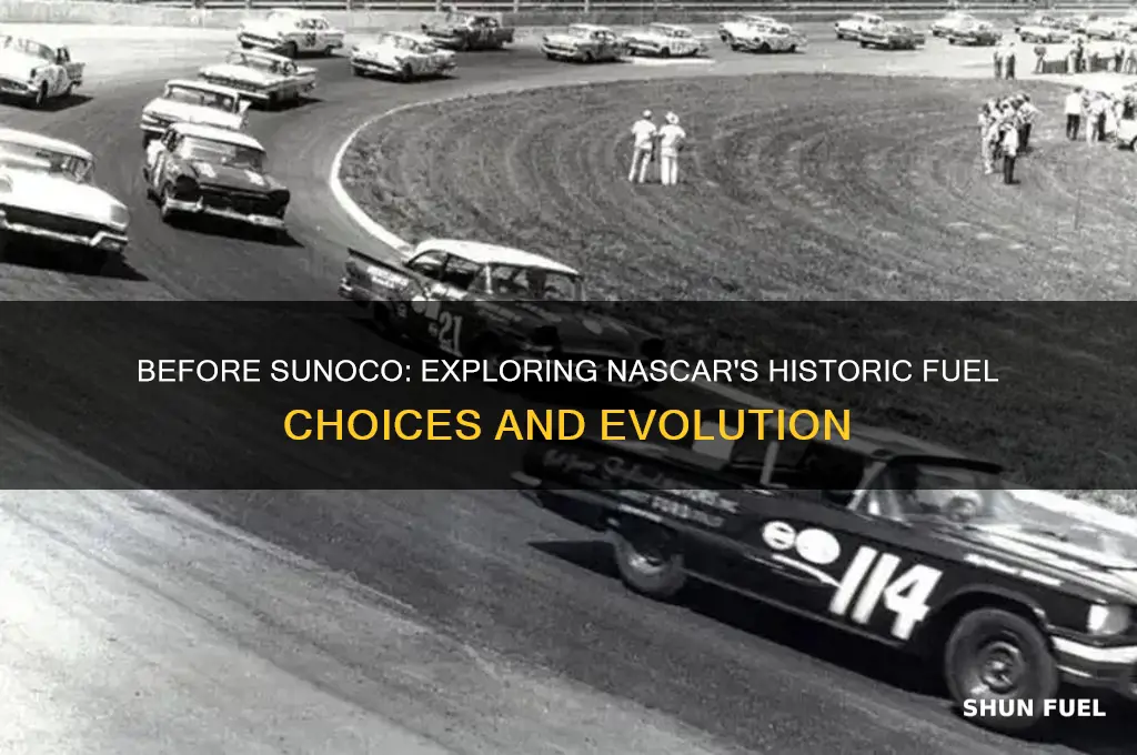 what fuel did nascar use before sunoco
