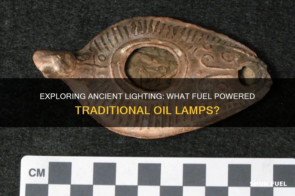 what fuel did oil lamps use