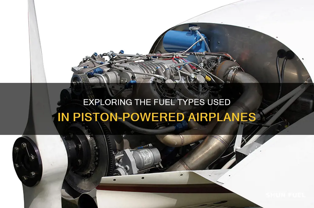 what fuel did piston airplanes use