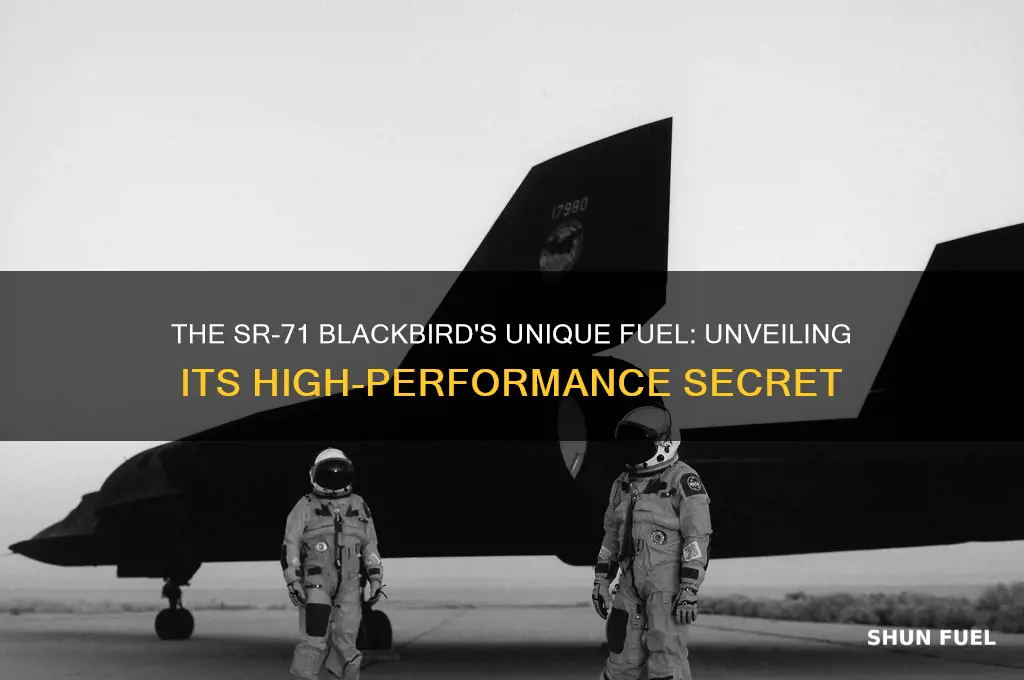 what fuel did sr71 blackbird use