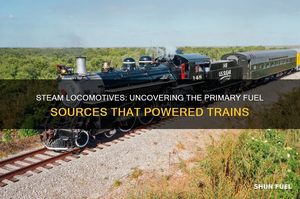 what fuel did steam locomotive use