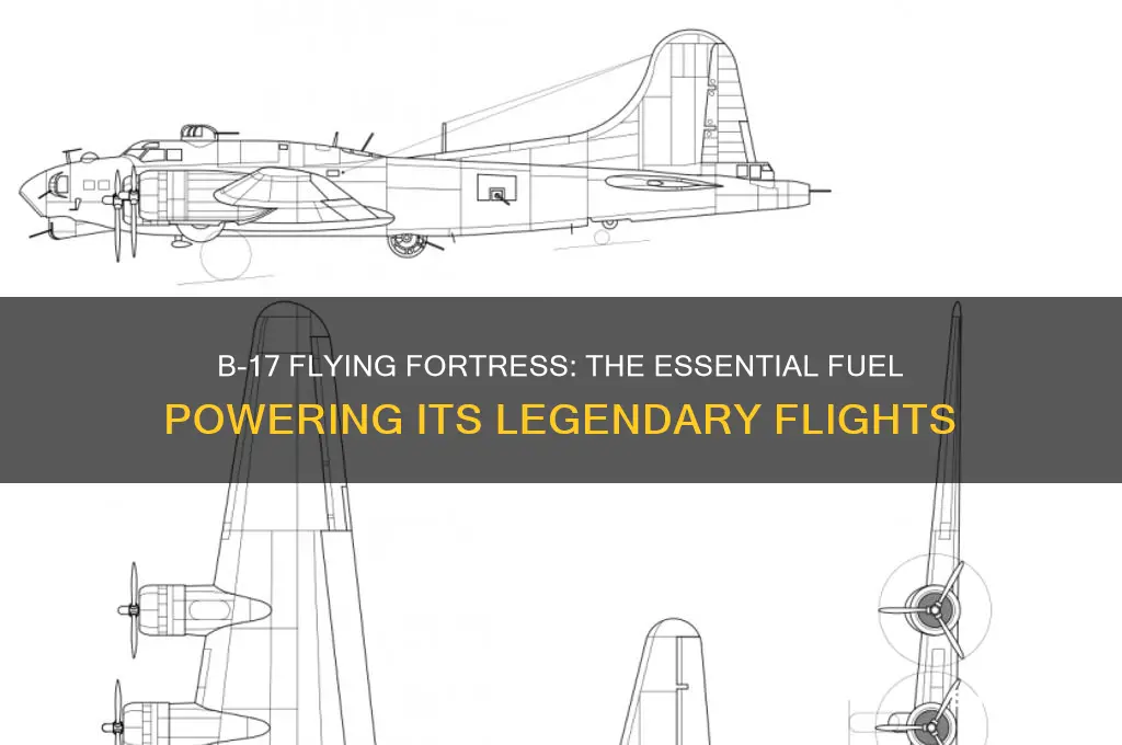 what fuel did the b17 use