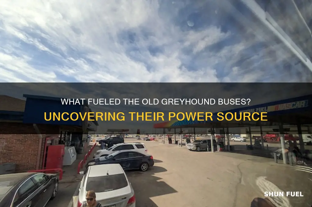 what fuel did the old greyhound buses use