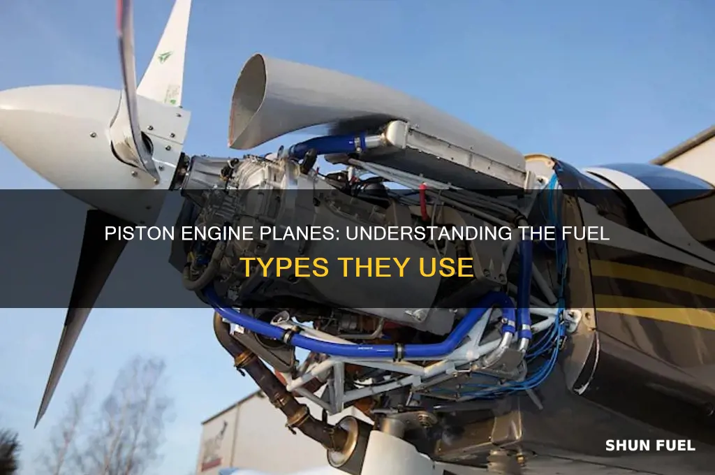 what fuel do a piston engine planes use