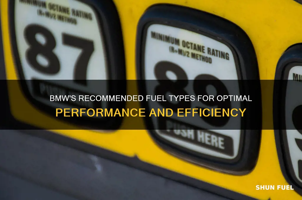 what fuel do bmw recommend