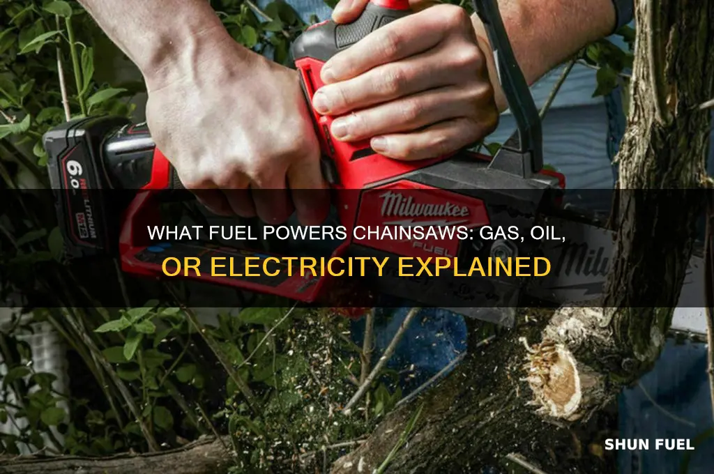 what fuel do chainsaws use