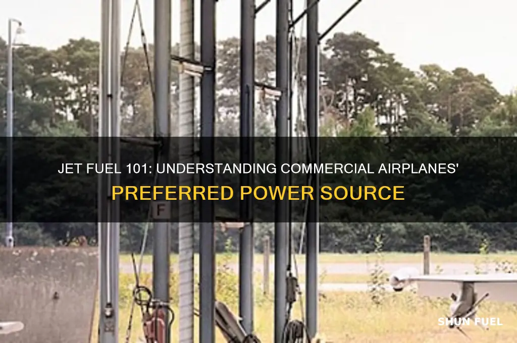 what fuel do commercial airplanes use