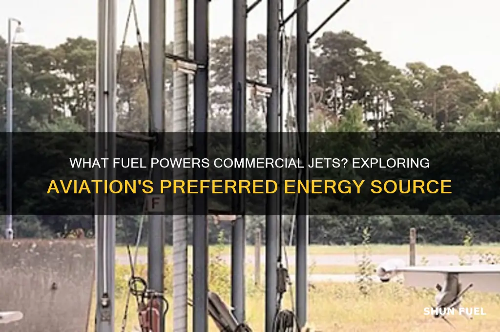 what fuel do commercial jets use