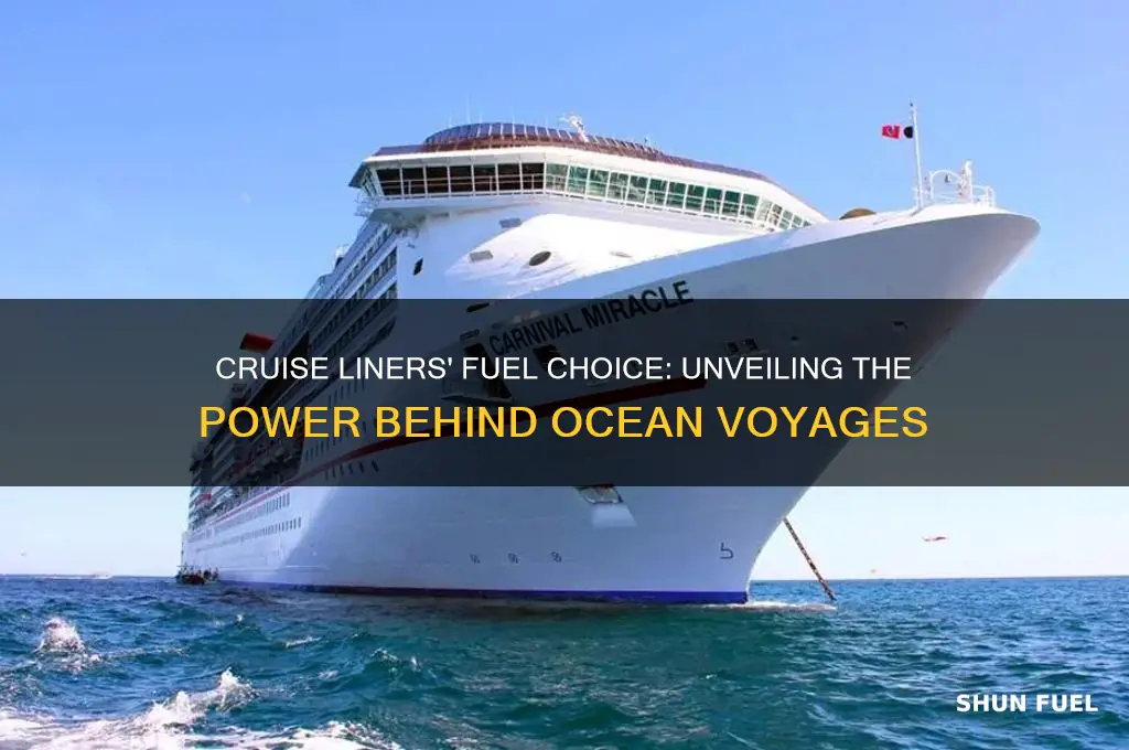 what fuel do cruise liners use