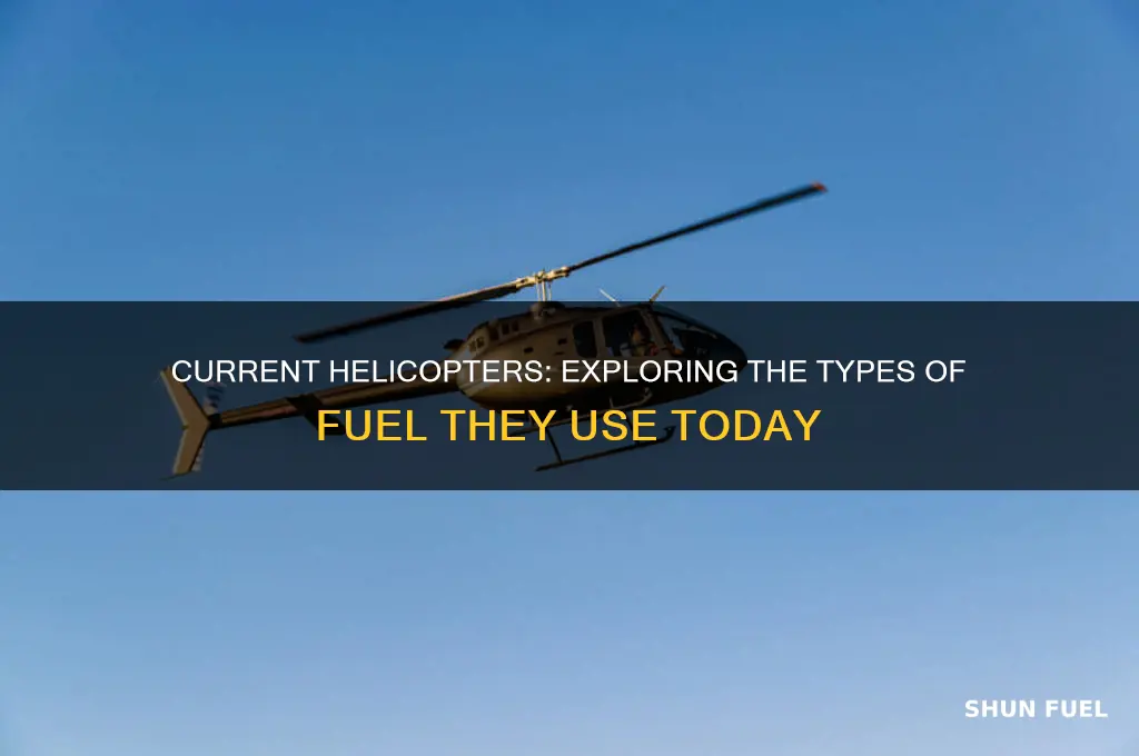 what fuel do current helicopters use