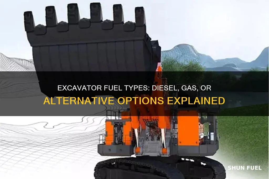 what fuel do excavators use