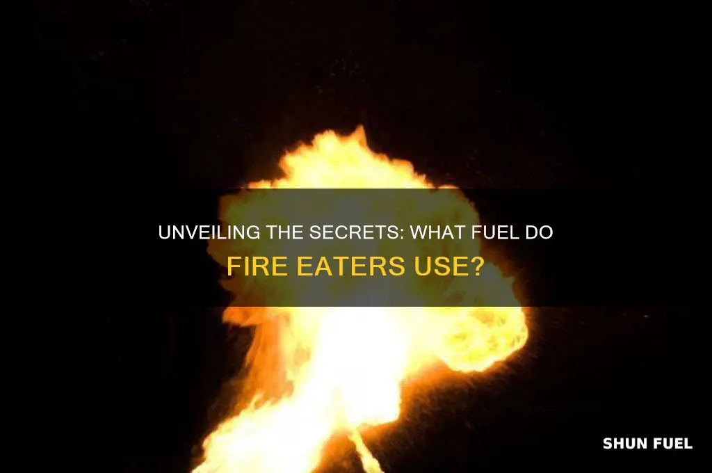 what fuel do fire eaters use