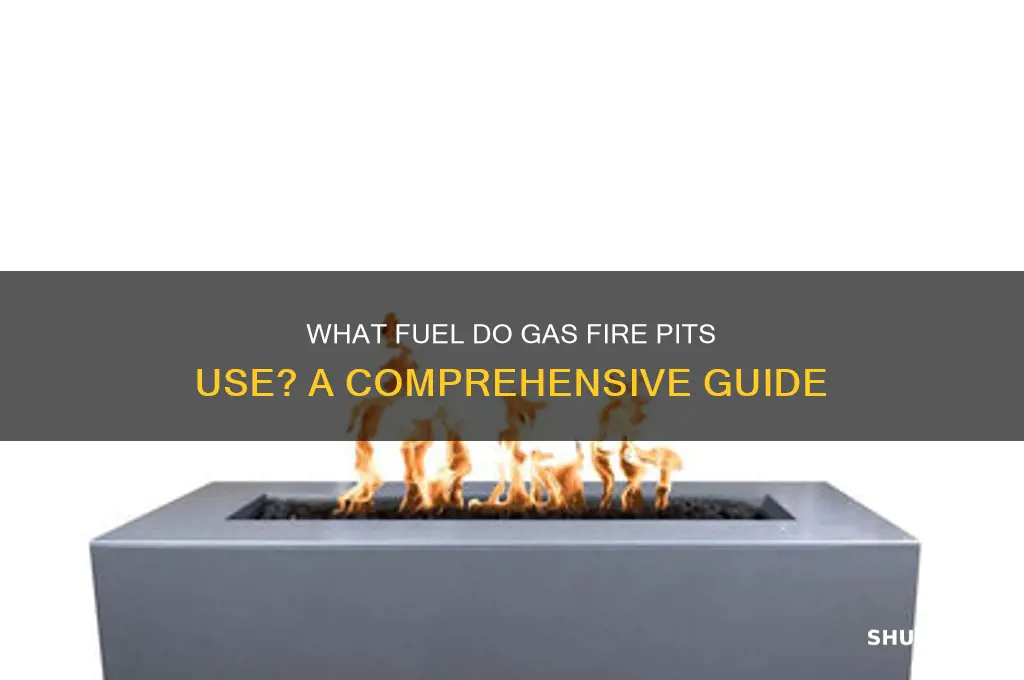 what fuel do gas fire pits use