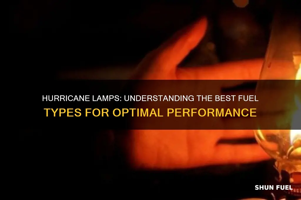 what fuel do hurricane lamps use