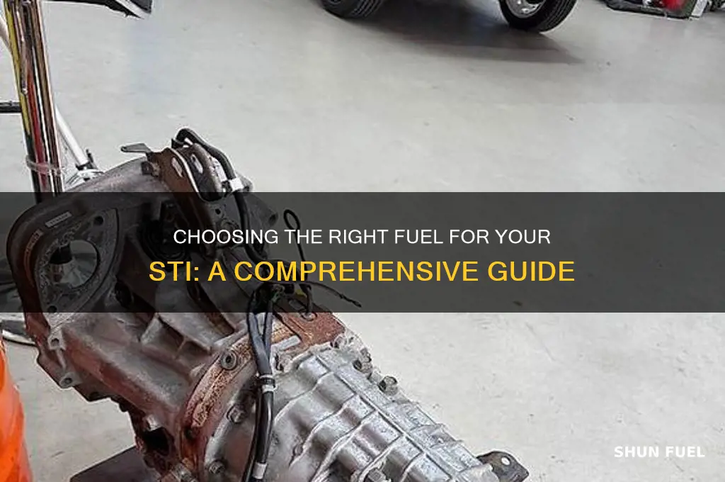 what fuel do i have to use sti