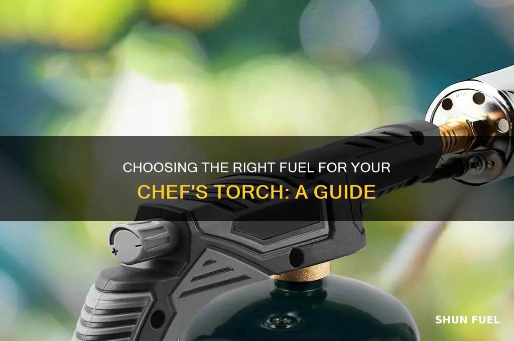 what fuel do i use for chefs torch