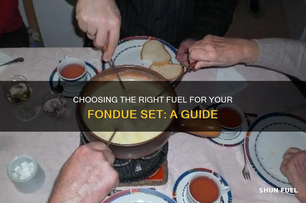 what fuel do i use for fondue set