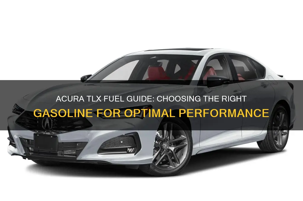 what fuel do i use in tlx acura