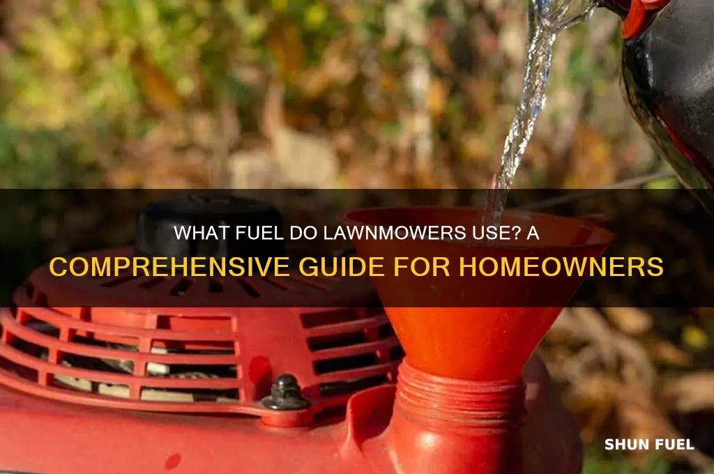 what fuel do lawnmowers use